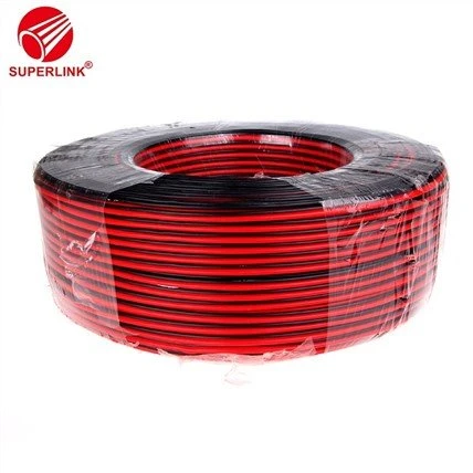 24awg Wouj ak Nwa Oratè Kab 2 Nwayo Flat Kab Vyetnam Fabricant
